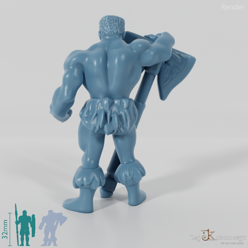 Barbarian with two-handed axe