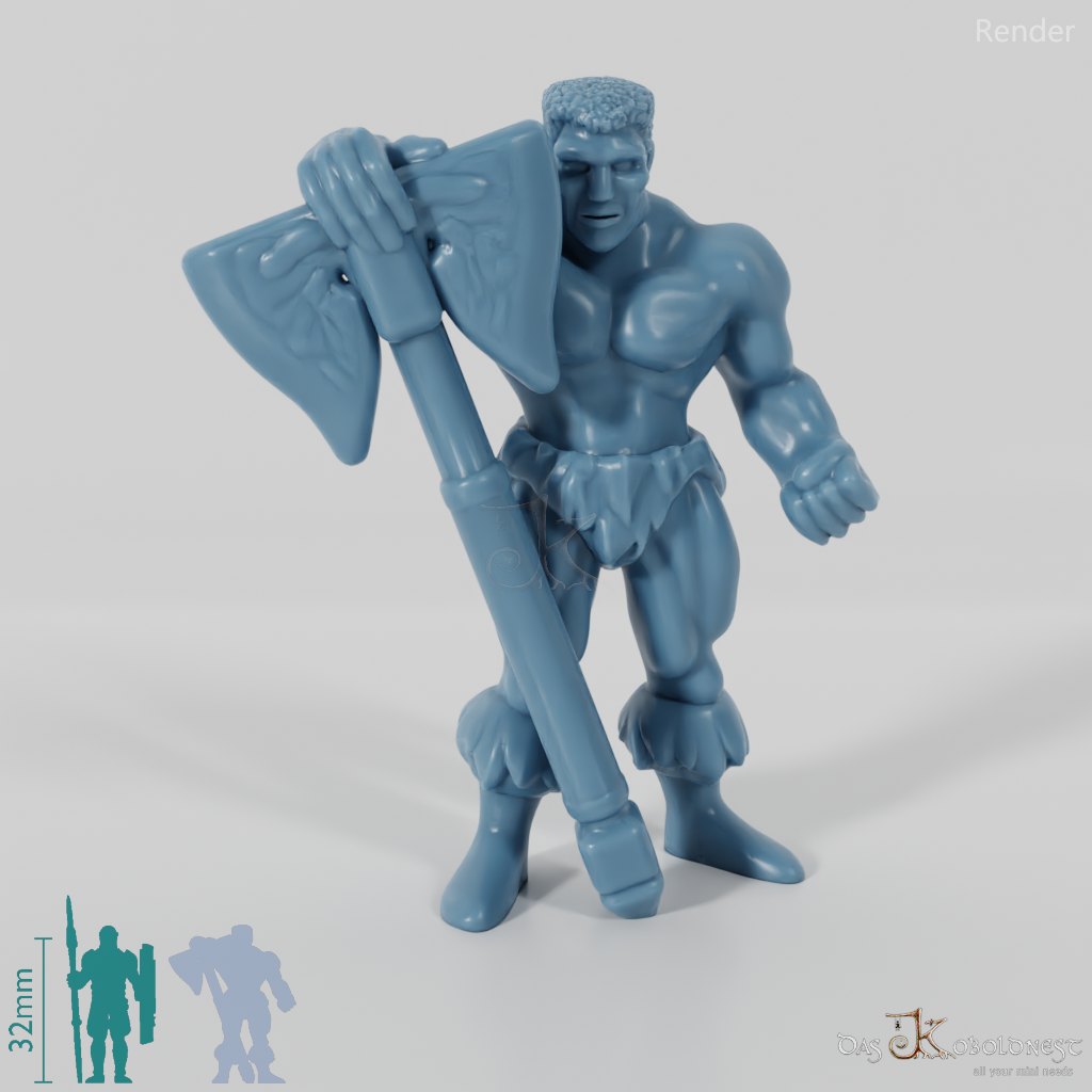 Barbarian with two-handed axe
