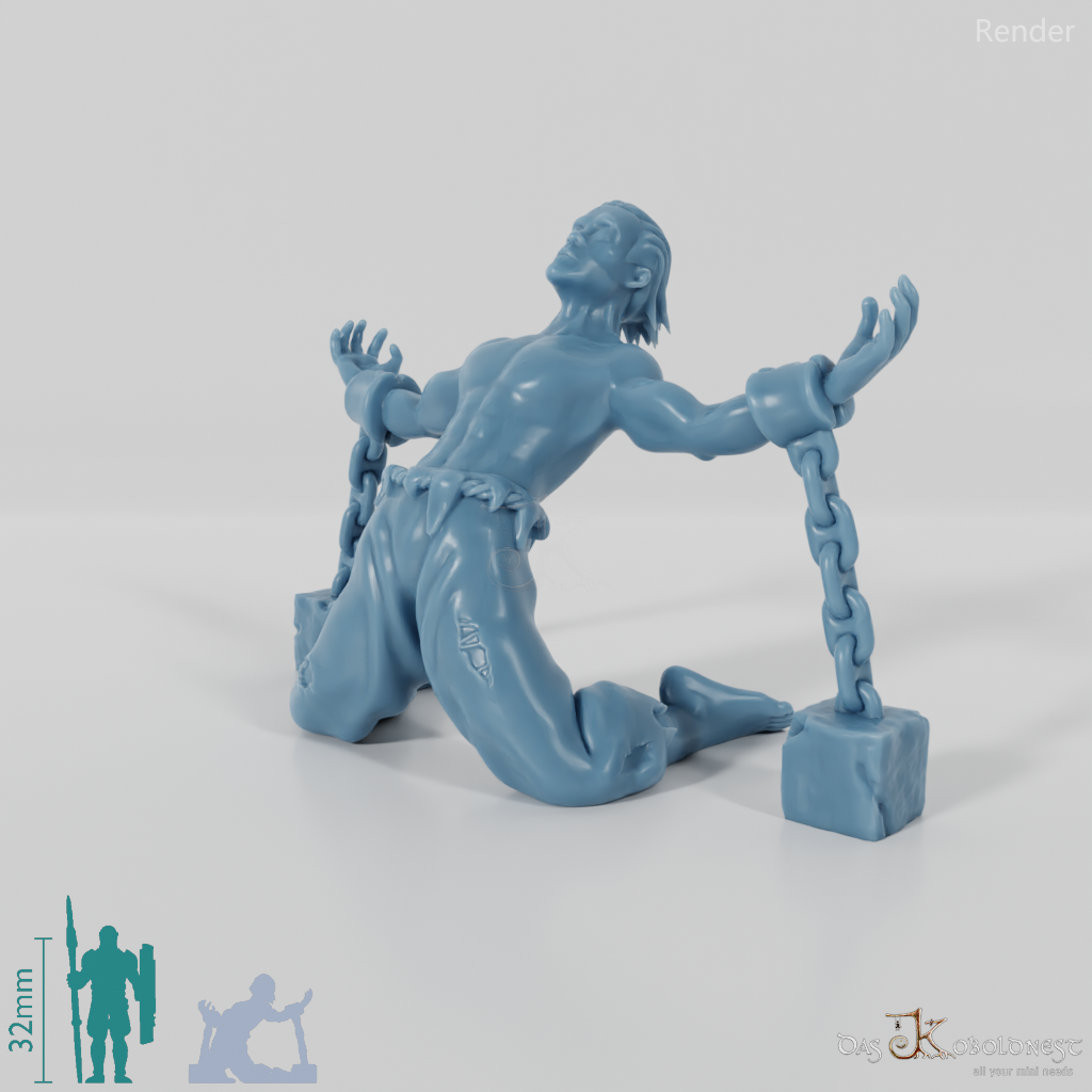 Chained prisoner