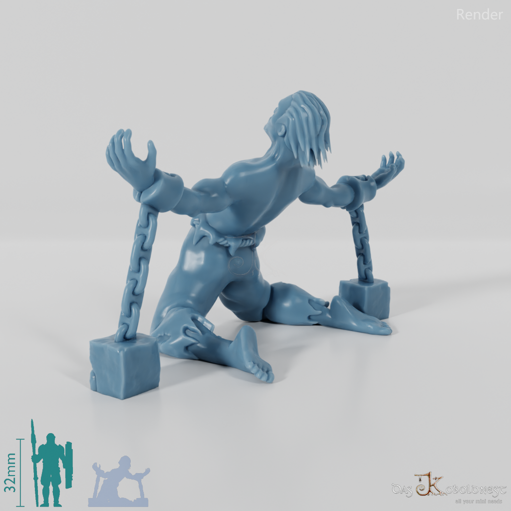 Chained prisoner