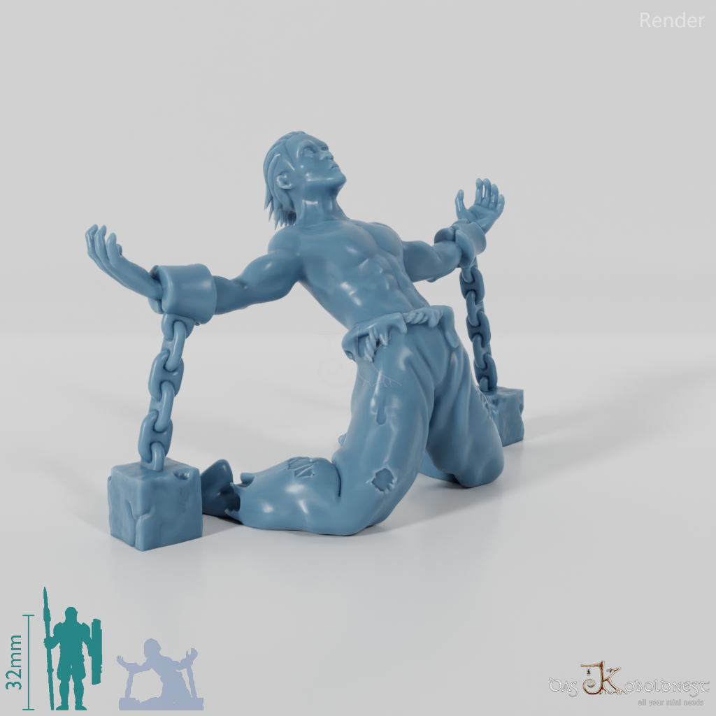 Chained prisoner