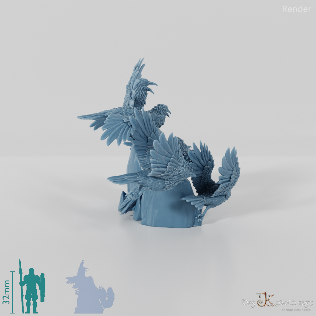 Raven - Wild flock of ravens 03