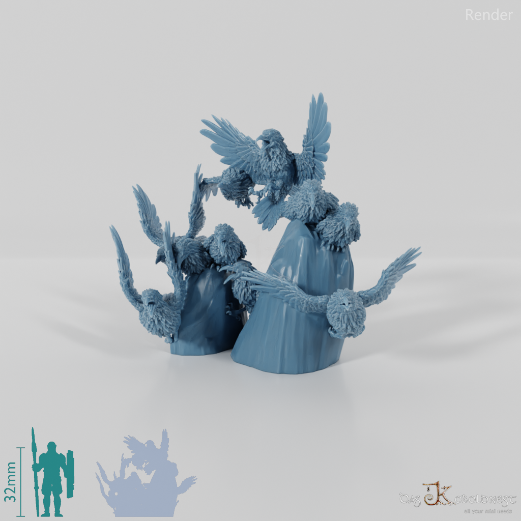 Raven - Wild flock of ravens 03