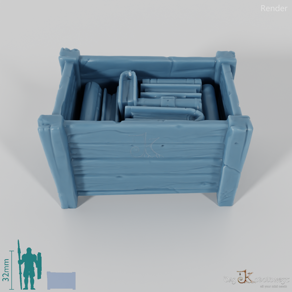 Box - Large transport box with books 02