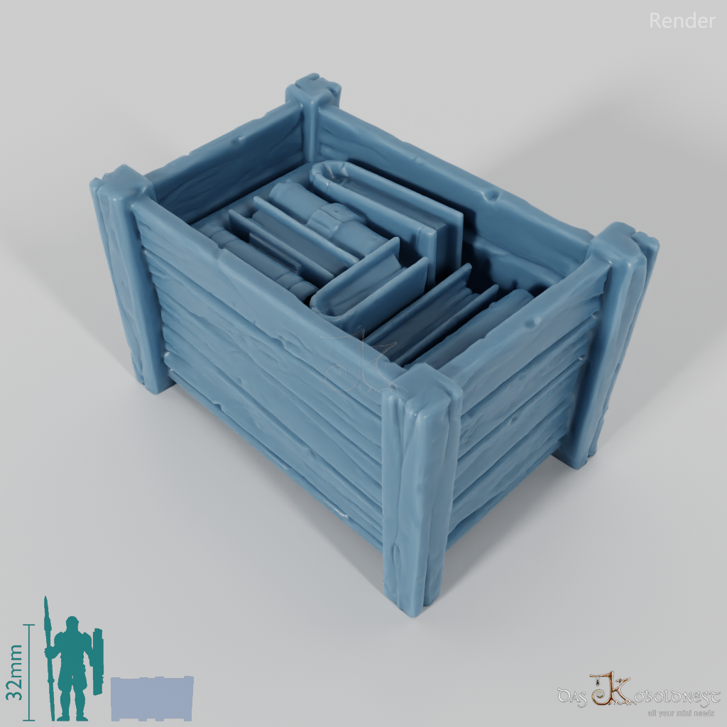 Box - Large transport box with books 02