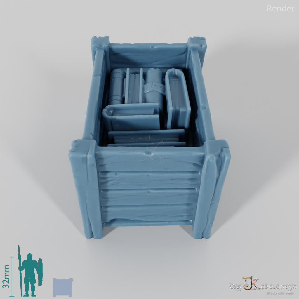 Box - Large transport box with books 02