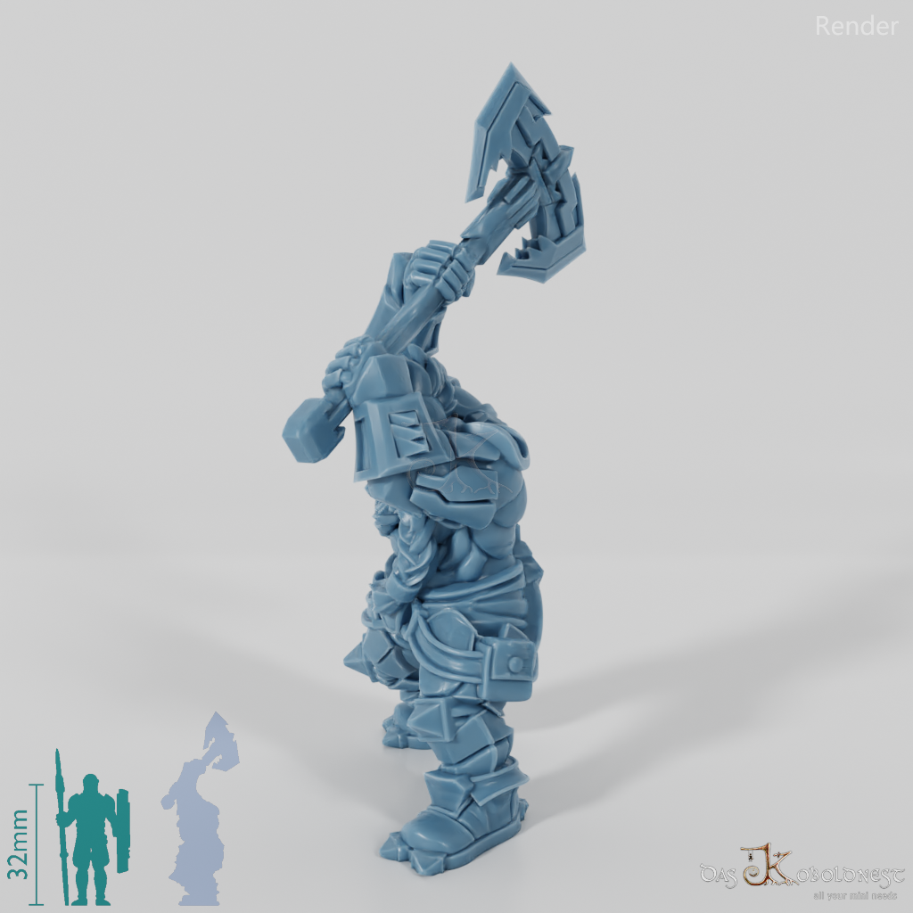 Khazaroth Empire - Brawler with Ax 01