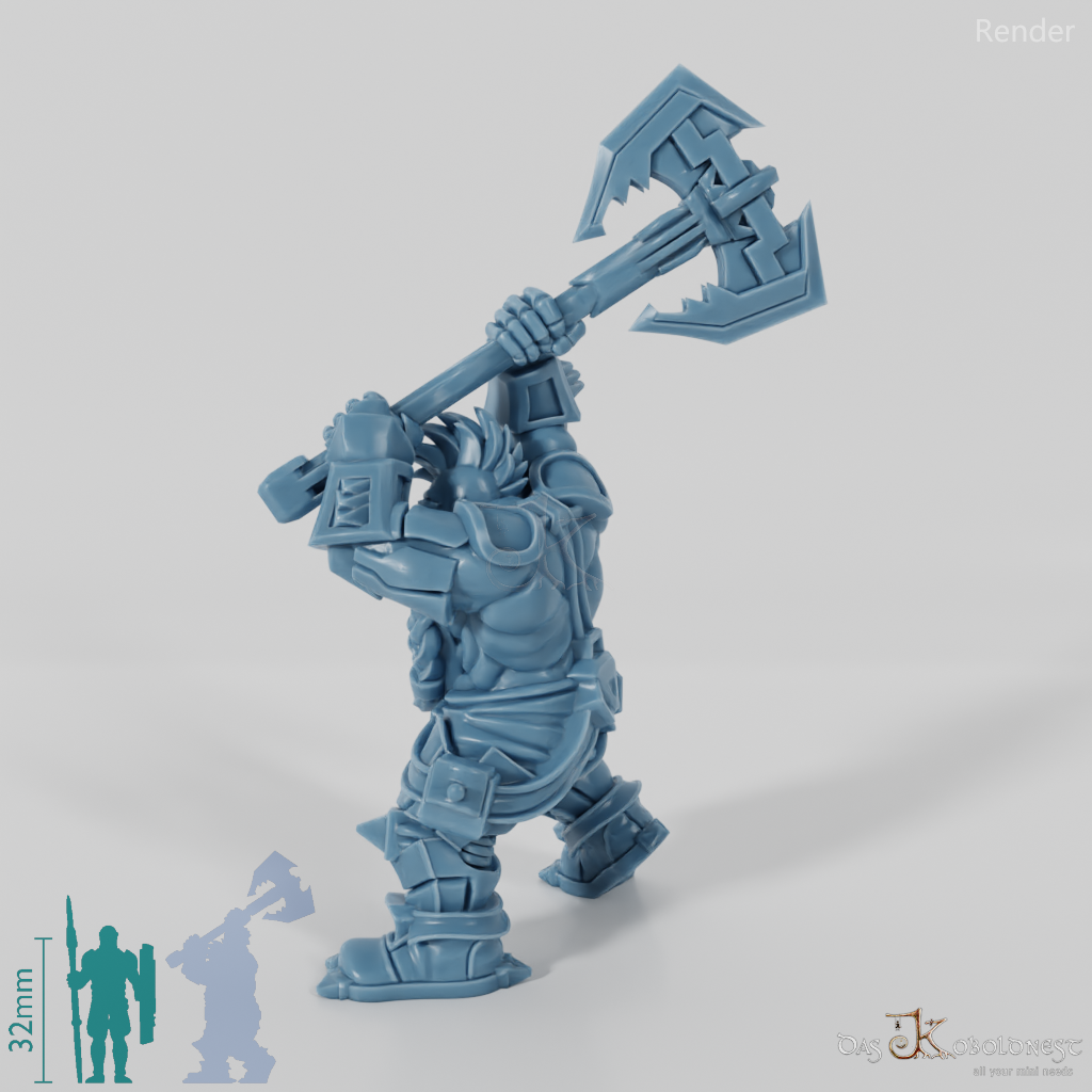 Khazaroth Empire - Brawler with Ax 01
