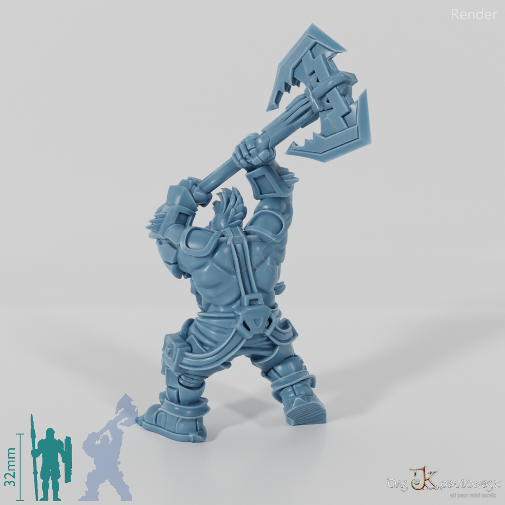 Khazaroth Empire - Brawler with Ax 01