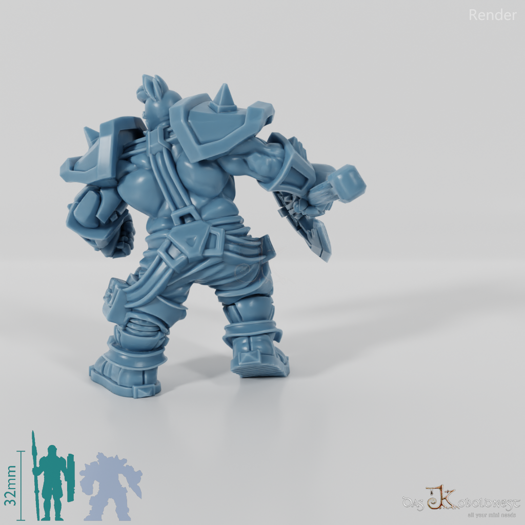 Khazaroth Empire - Brawler with Ax 02