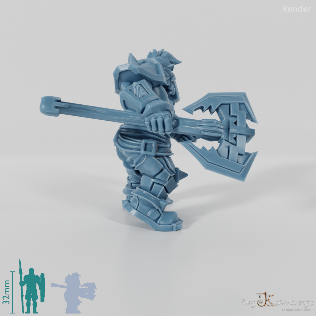 Khazaroth Empire - Brawler with Ax 02