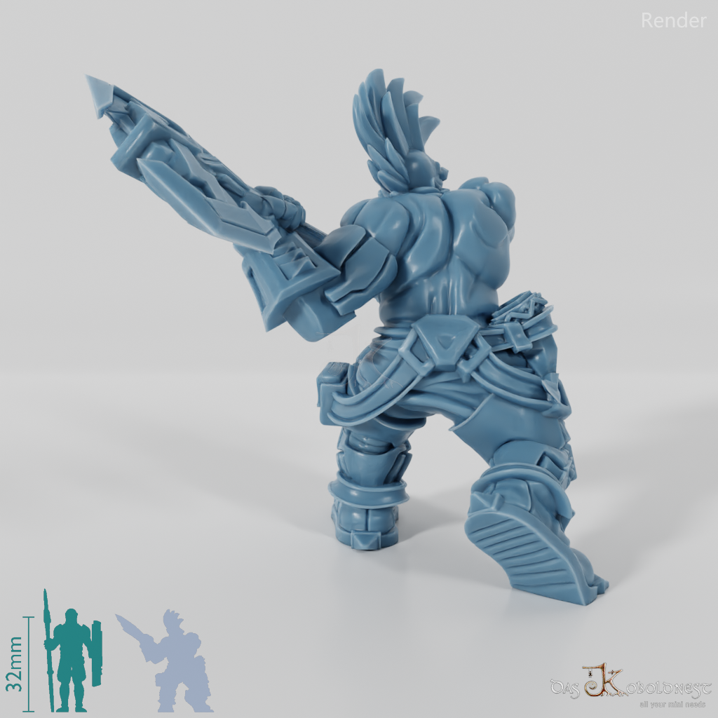 Khazaroth Empire - Brawler with Ax 04