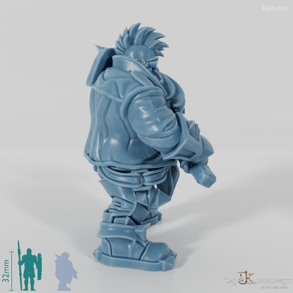 Khazaroth Empire - Brawler with Ax 05