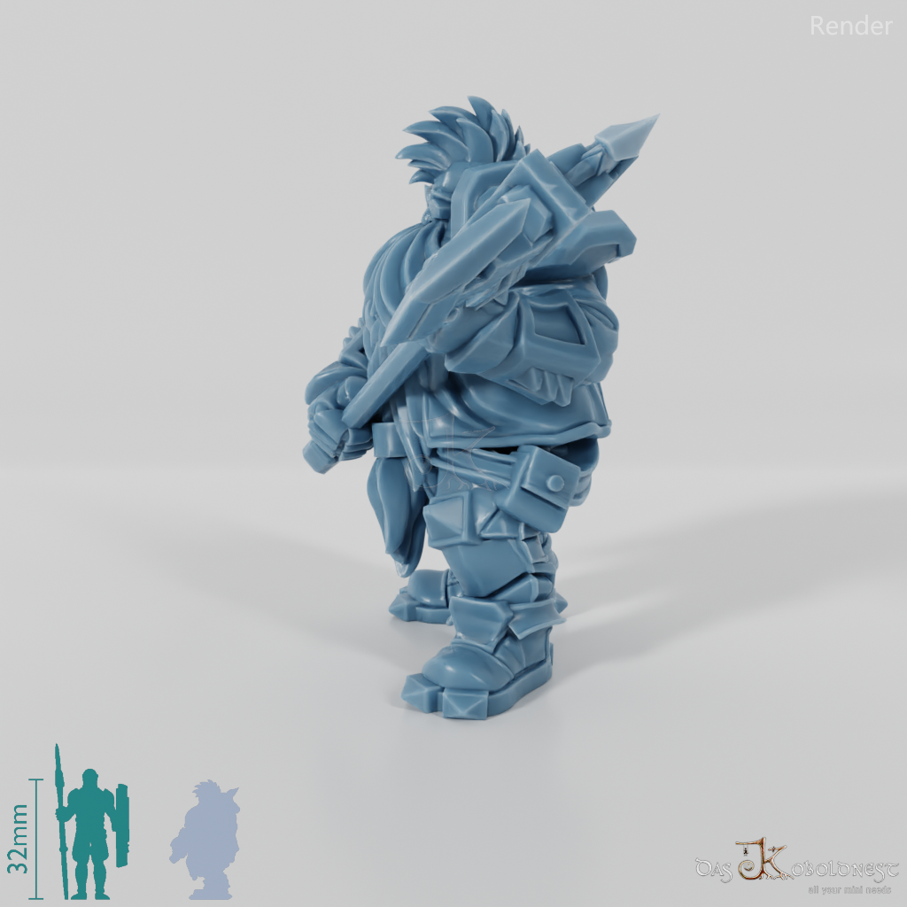 Khazaroth Empire - Brawler with Ax 05