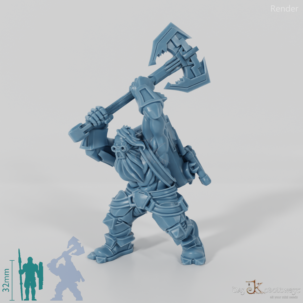 Khazaroth Empire - Brawler with Ax 06