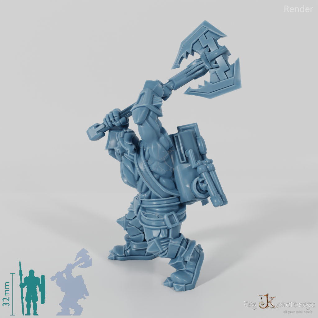 Khazaroth Empire - Brawler with Ax 06