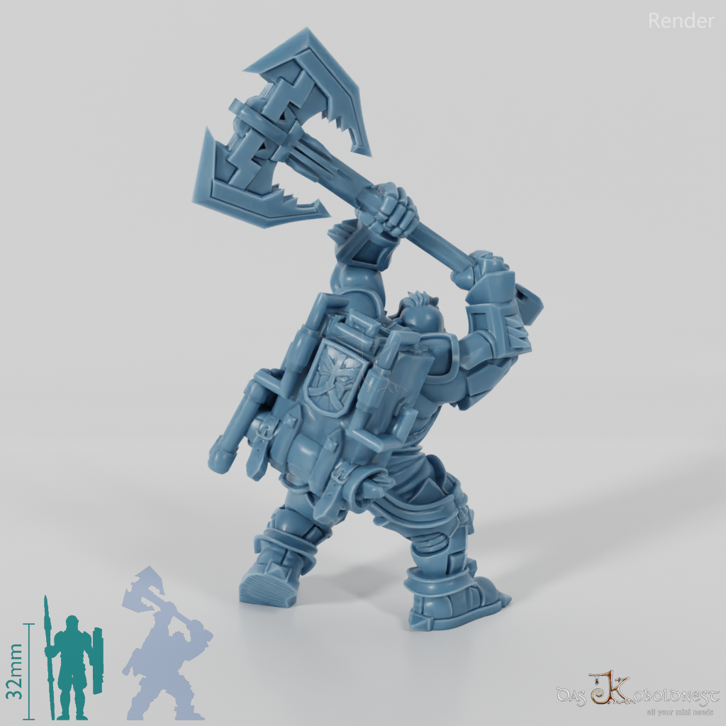 Khazaroth Empire - Brawler with Ax 06