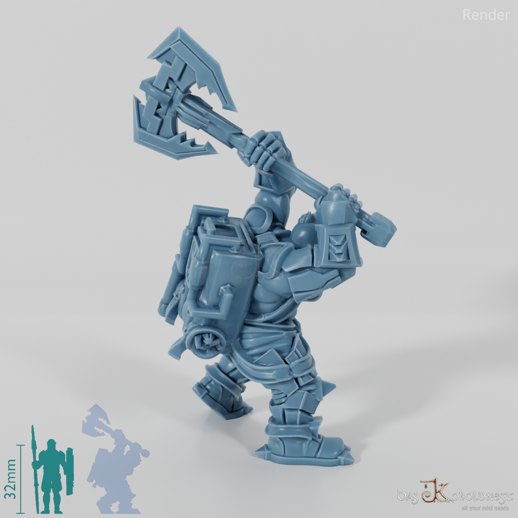 Khazaroth Empire - Brawler with Ax 06