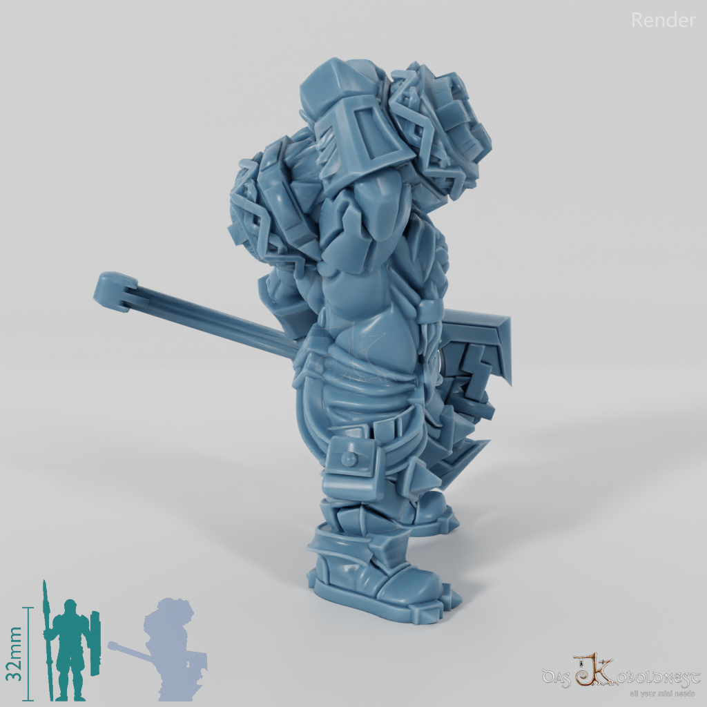 Khazaroth Empire - Brawler with Ax 07