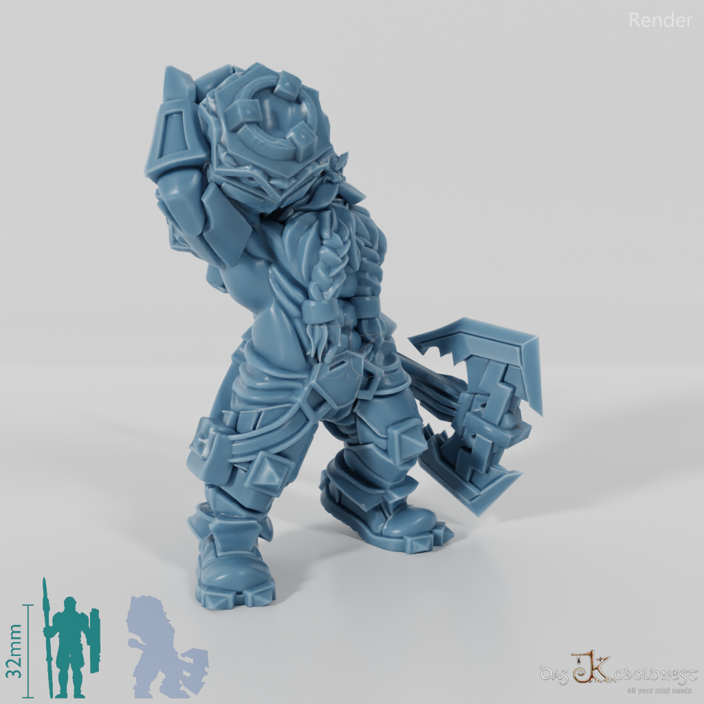 Khazaroth Empire - Brawler with Ax 07