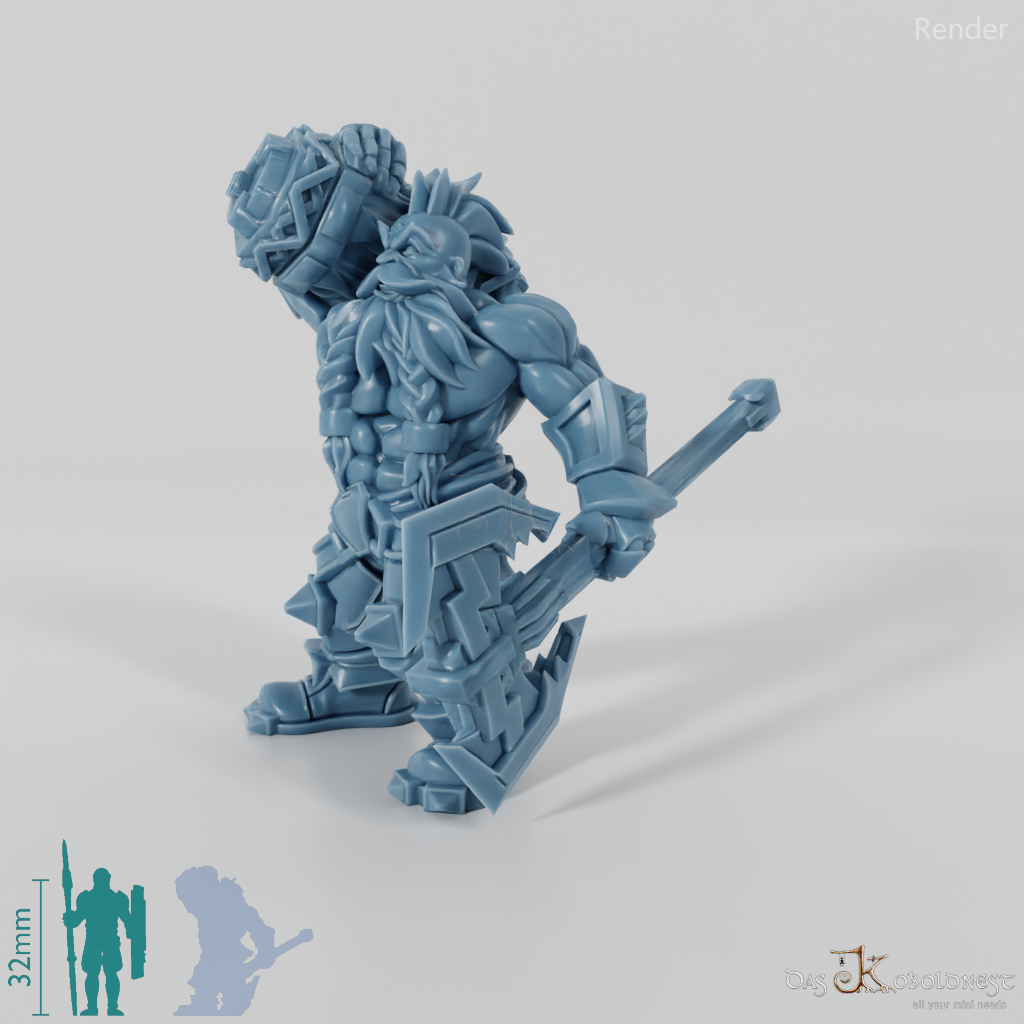 Khazaroth Empire - Brawler with Ax 07