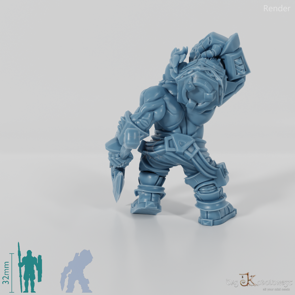 Khazaroth Empire - Brawler with Ax 07