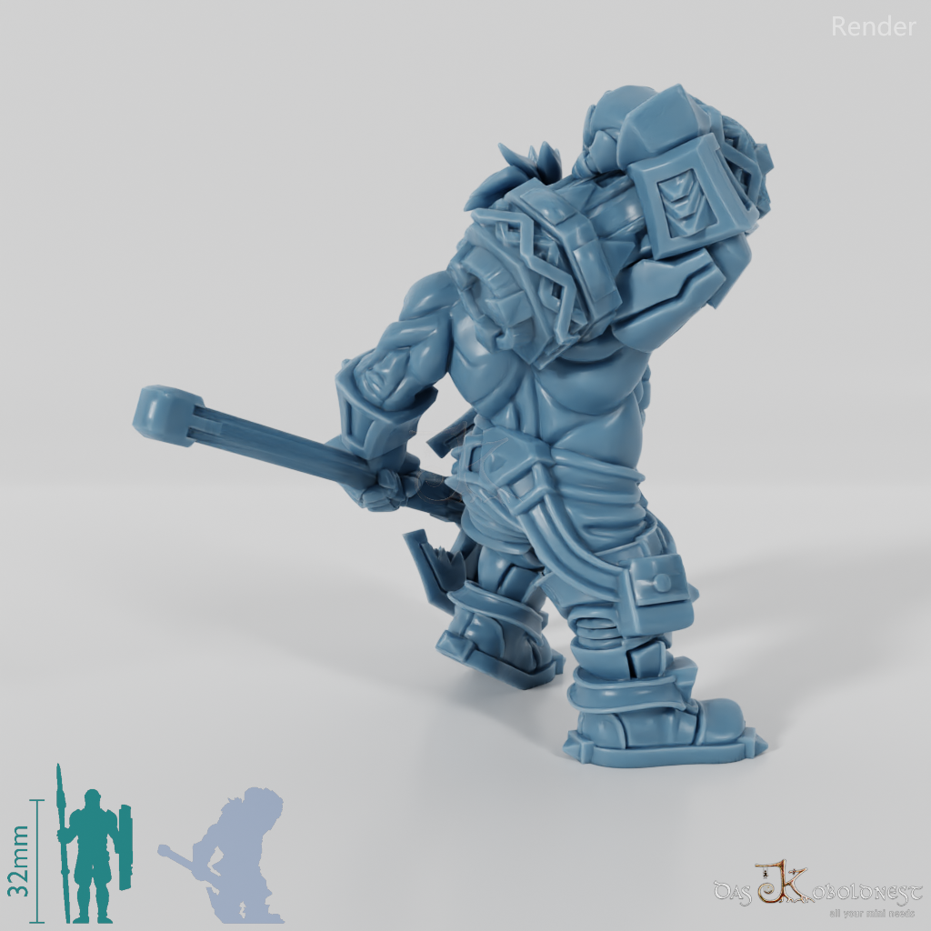 Khazaroth Empire - Brawler with Ax 07