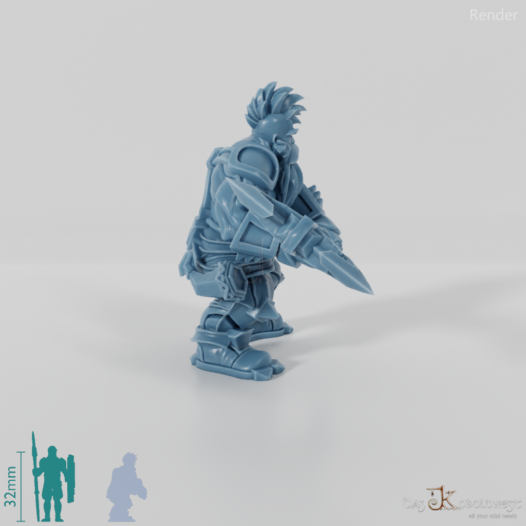 Khazaroth Empire - Brawler with Ax 08