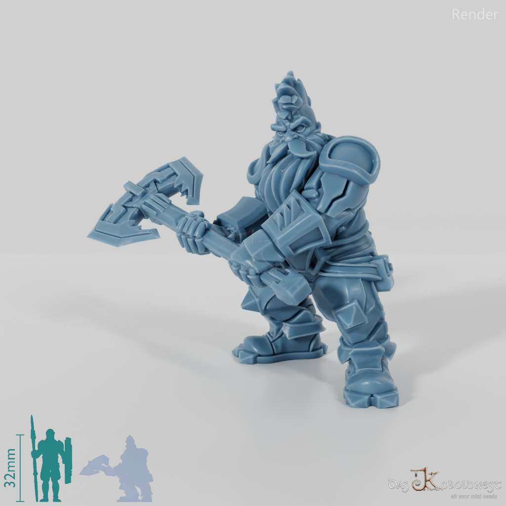 Khazaroth Empire - Brawler with Ax 08