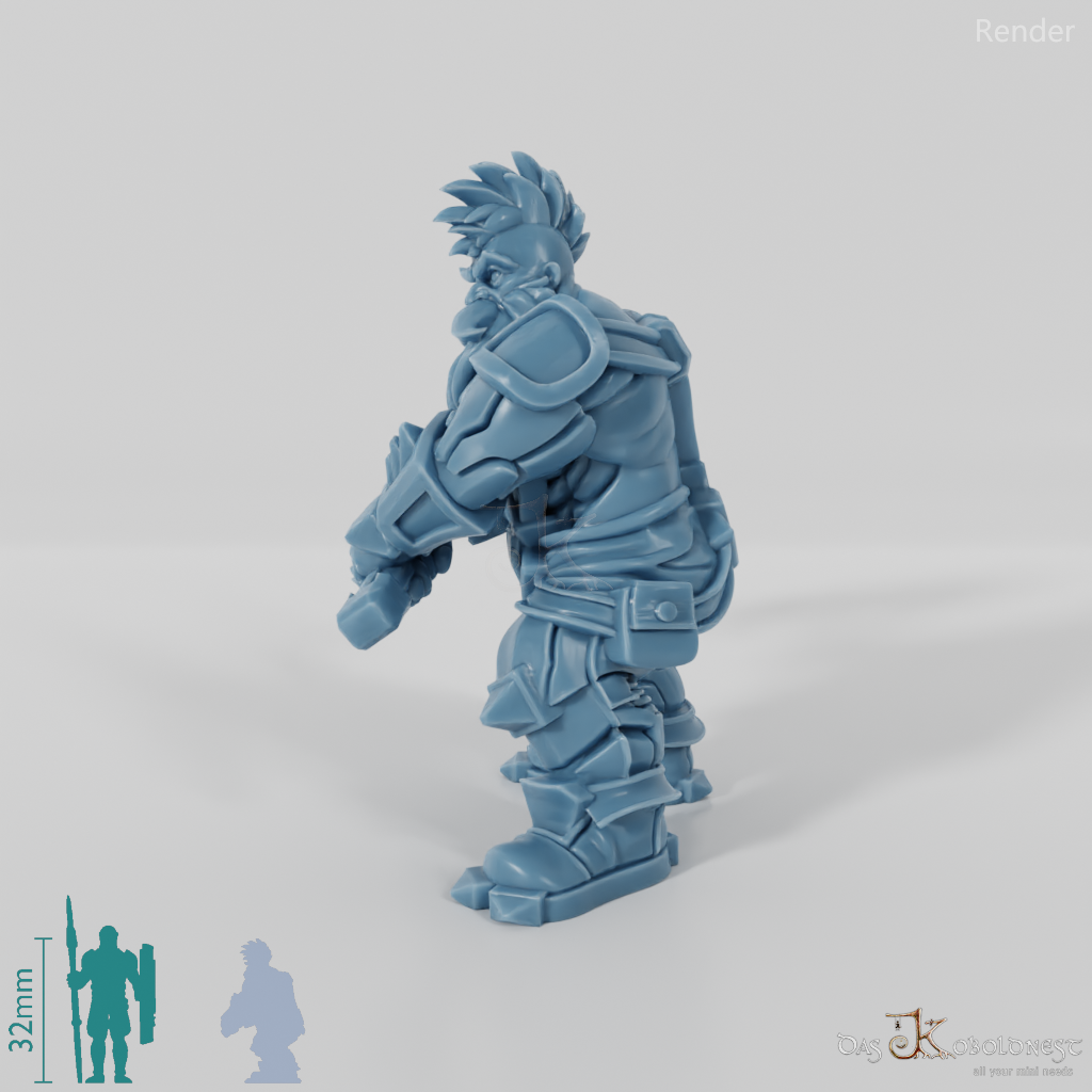 Khazaroth Empire - Brawler with Ax 08