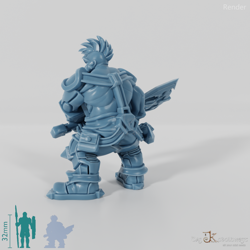 Khazaroth Empire - Brawler with Ax 08