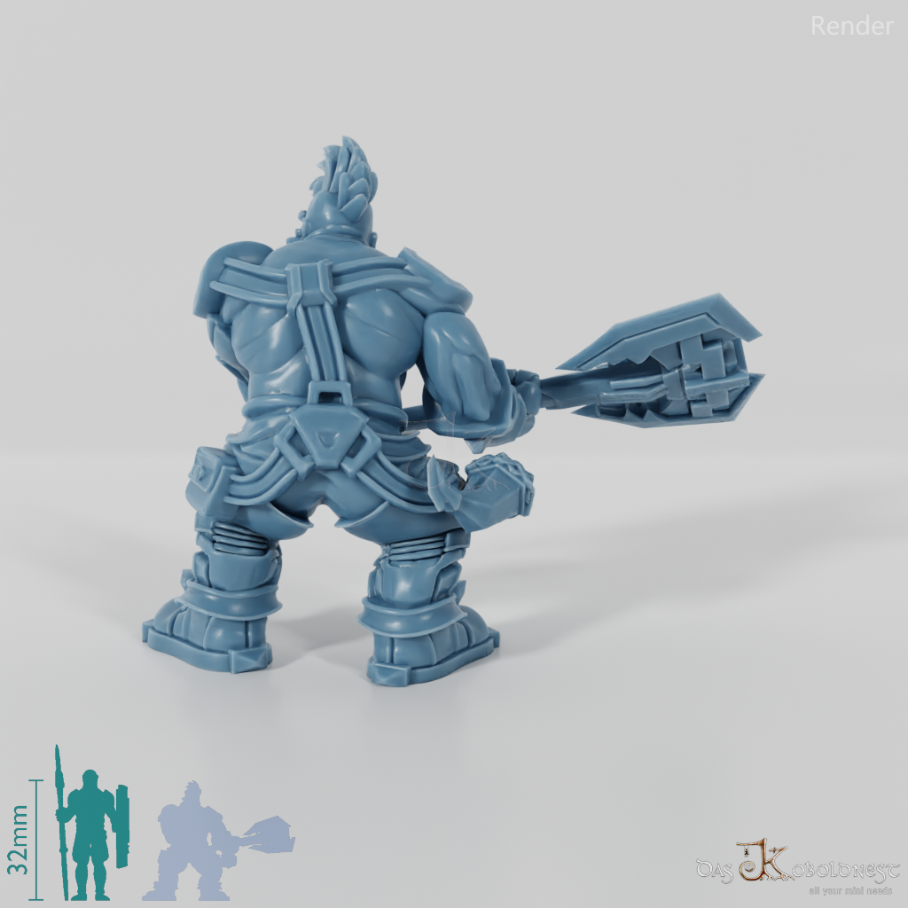 Khazaroth Empire - Brawler with Ax 08