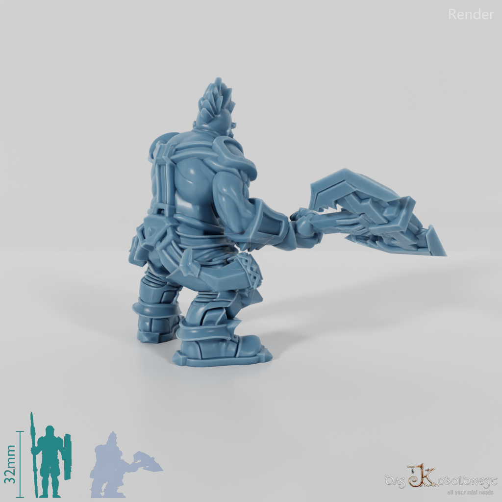 Khazaroth Empire - Brawler with Ax 08