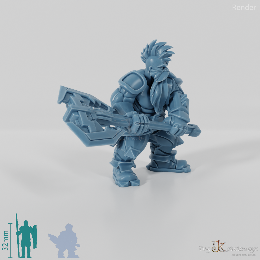 Khazaroth Empire - Brawler with Ax 08