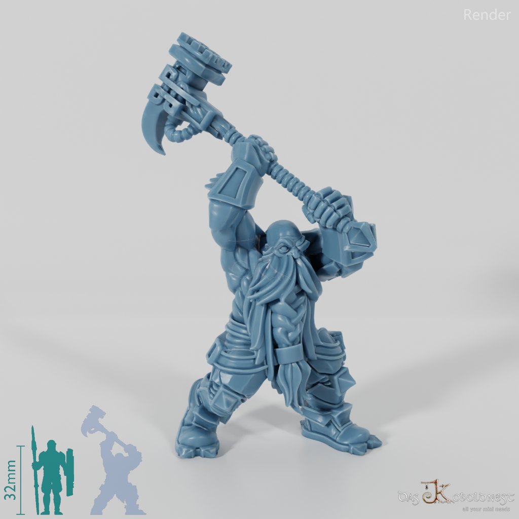 Khazaroth Empire - Brawler with Hammer 01