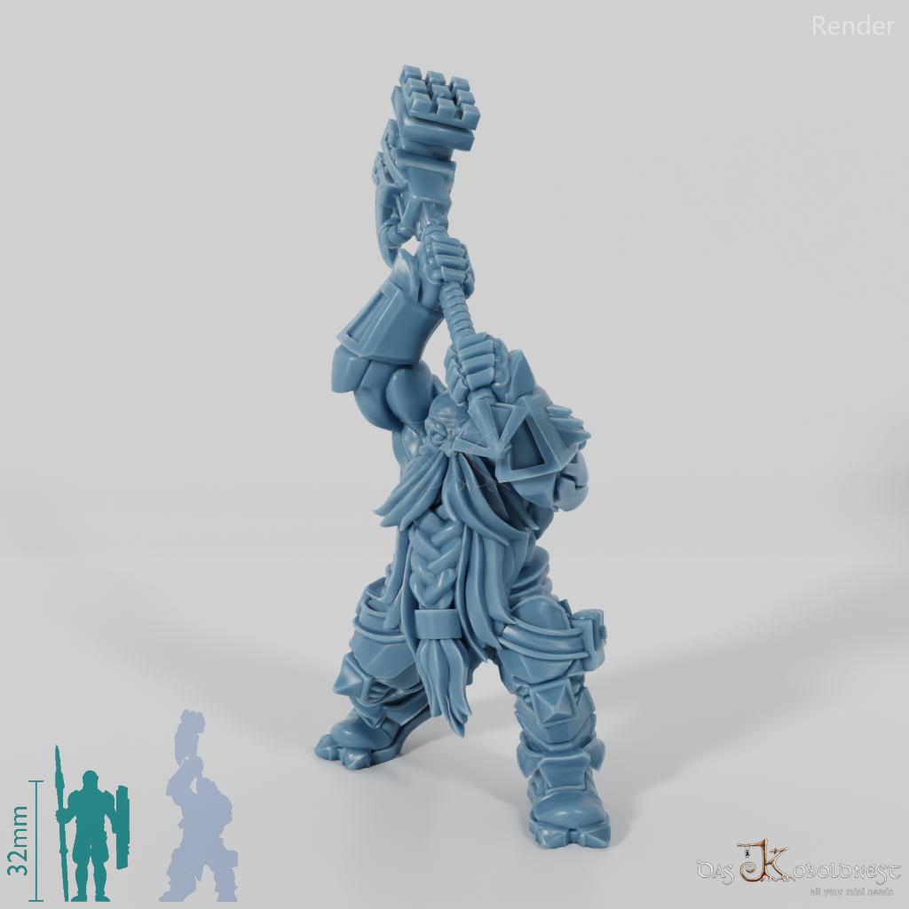Khazaroth Empire - Brawler with Hammer 01