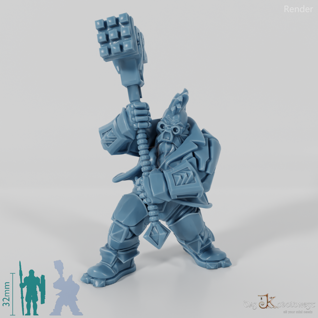 Khazaroth Empire - Brawler with Hammer 03