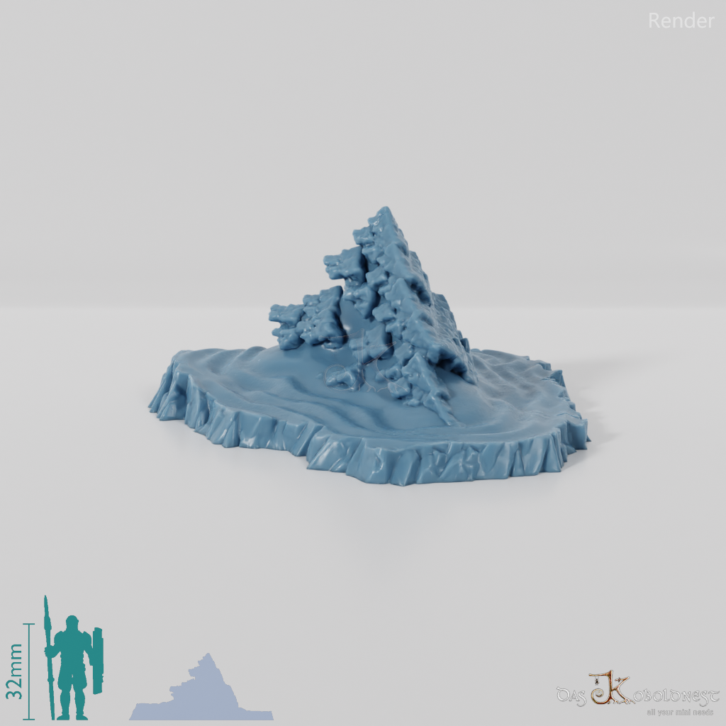 Sunken temple remains