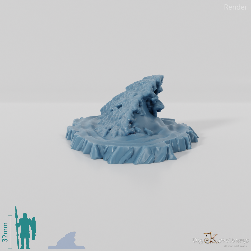 Sunken temple remains