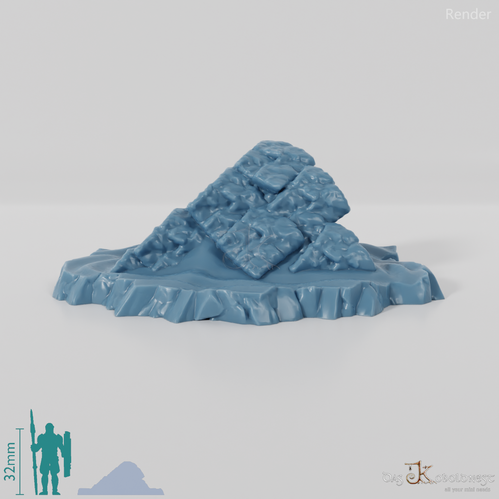 Sunken temple remains