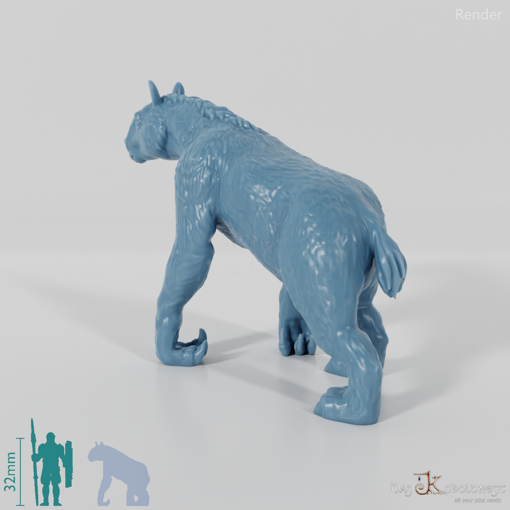 Chalicotherium 03 (Jungtier) - StoneAxe Miniatures