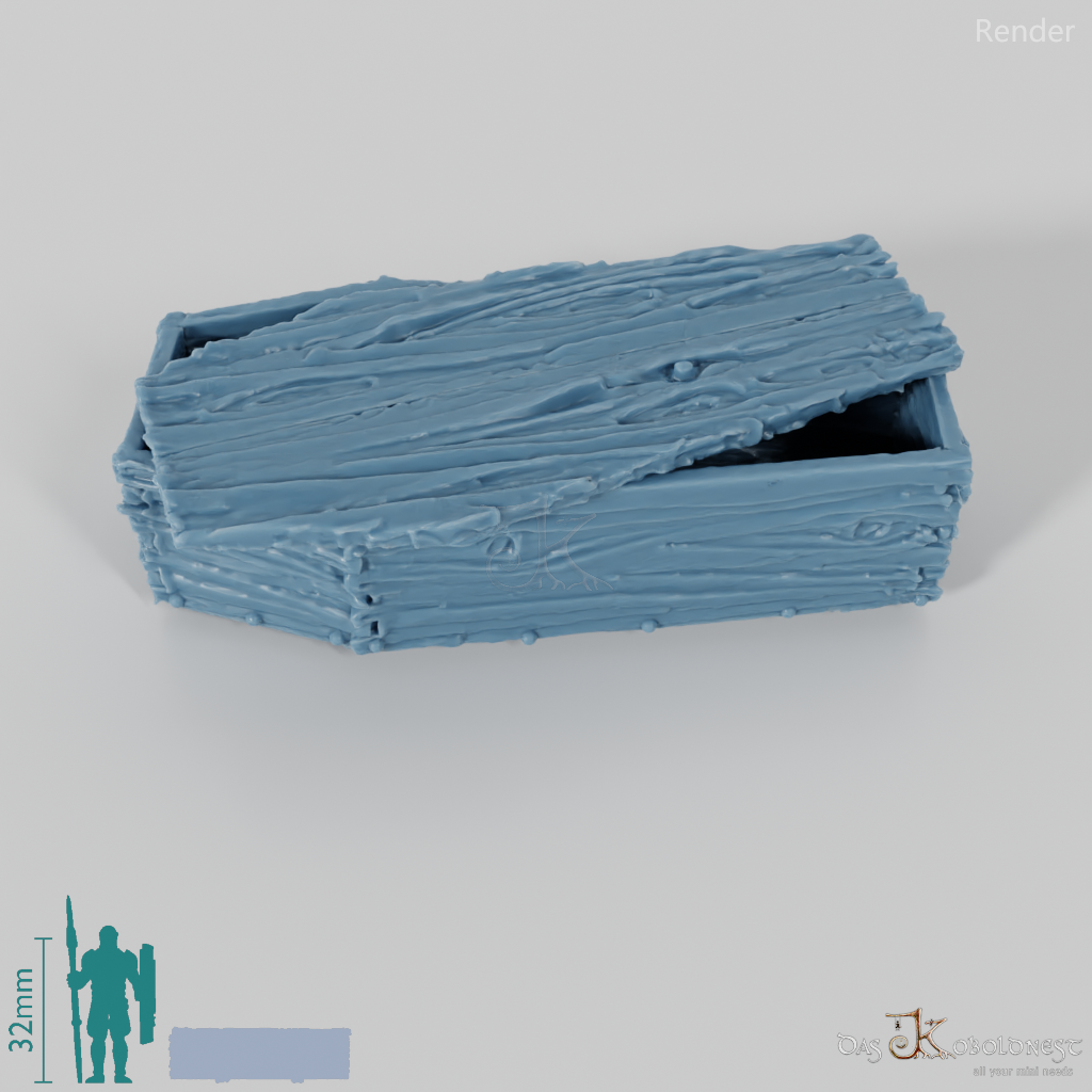 Sarg - Grober Holzsarg A3