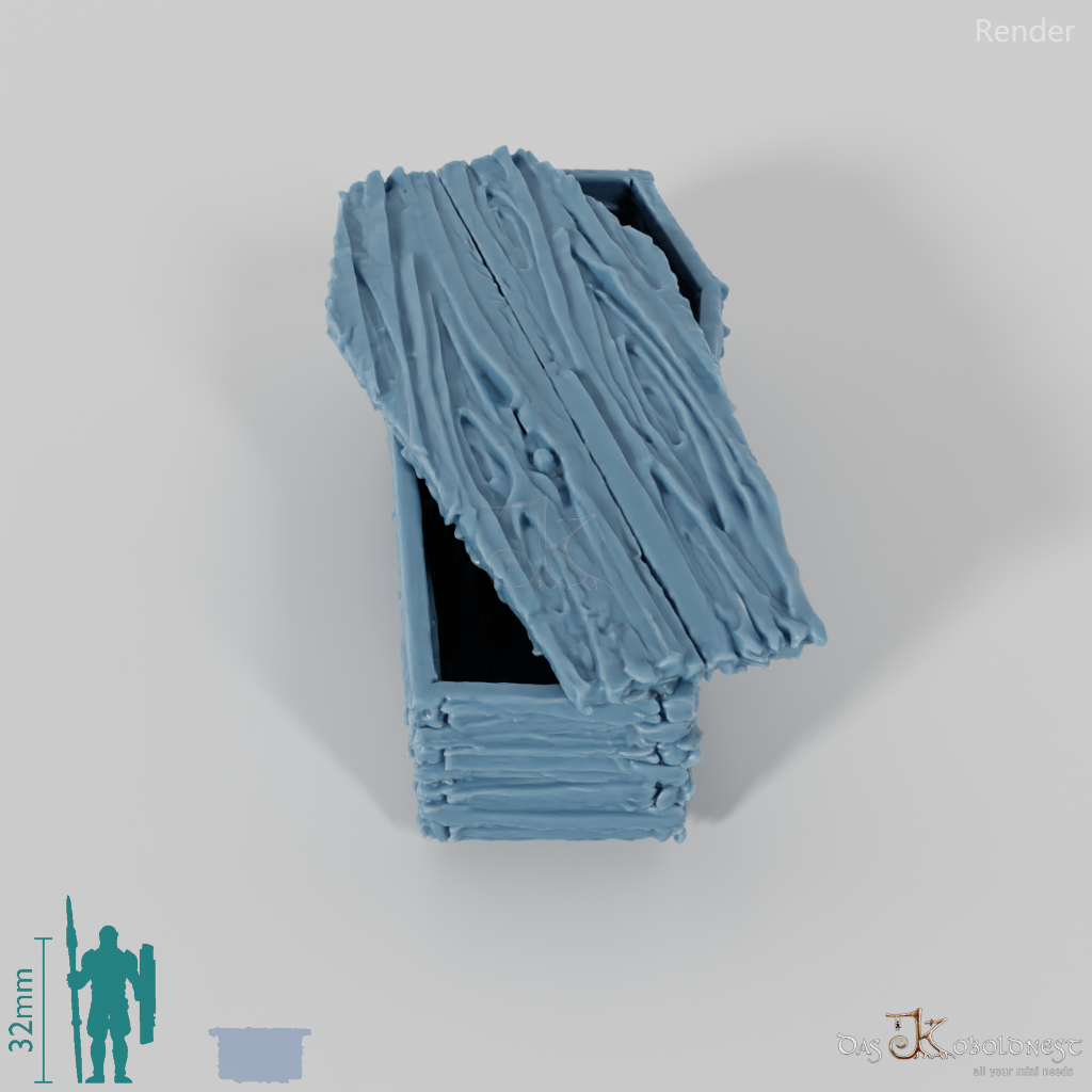 Sarg - Grober Holzsarg A3