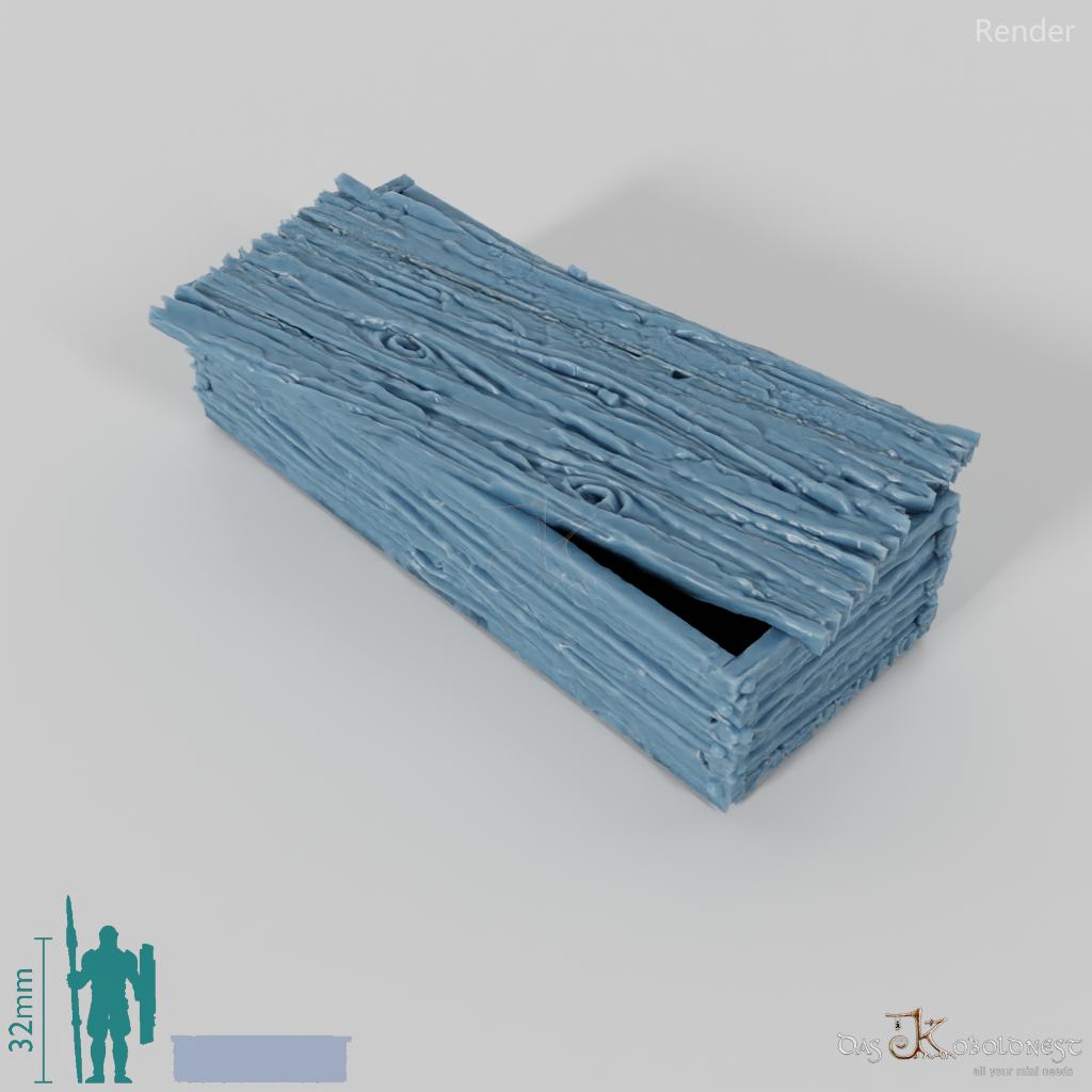 Sarg - Grober Holzsarg B1