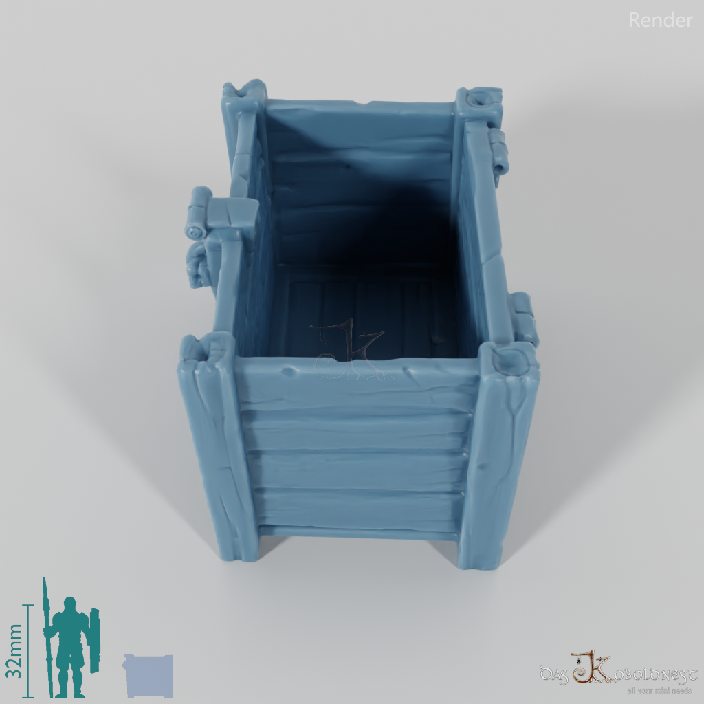 Crate - Large empty transport crate