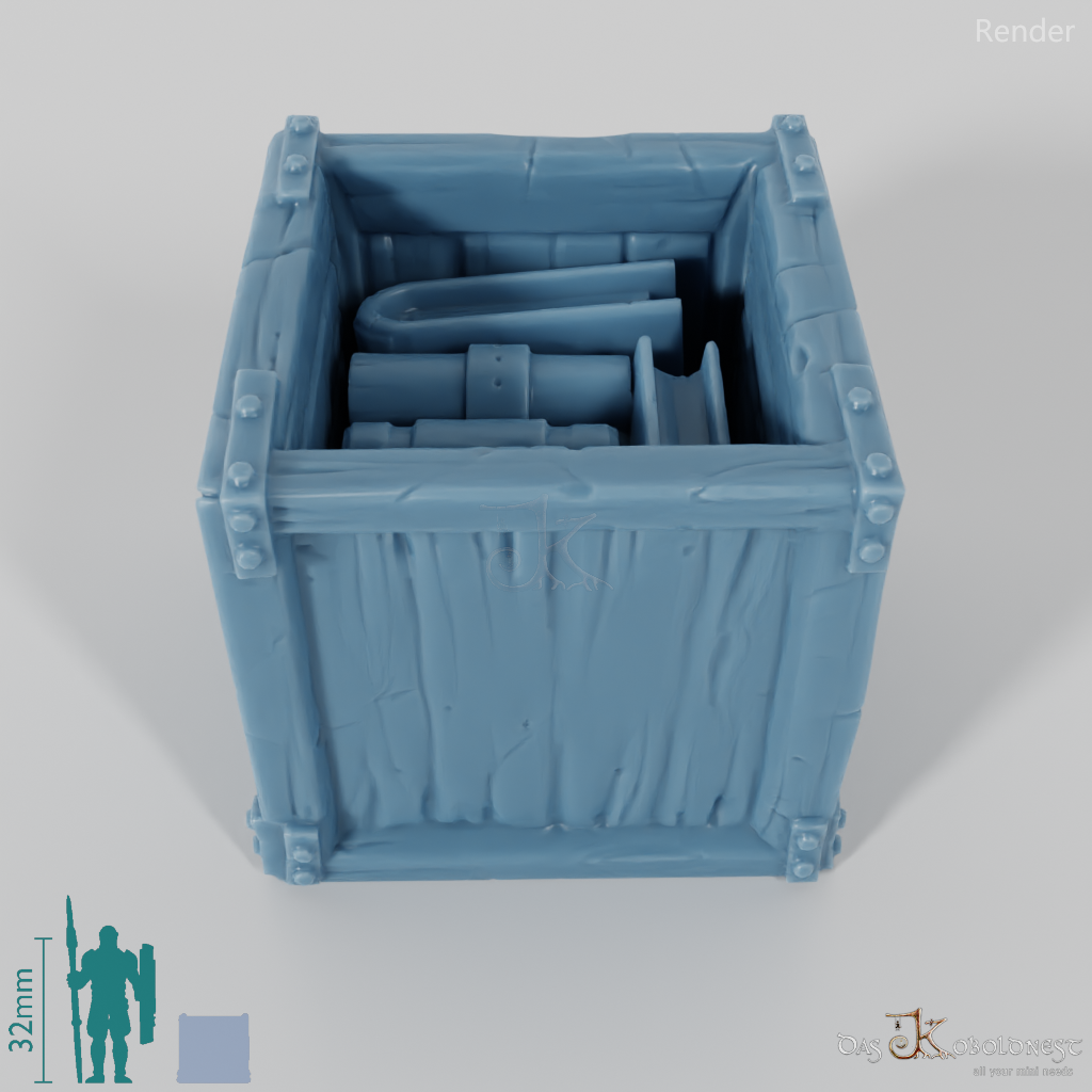 Box - transport box with books 02