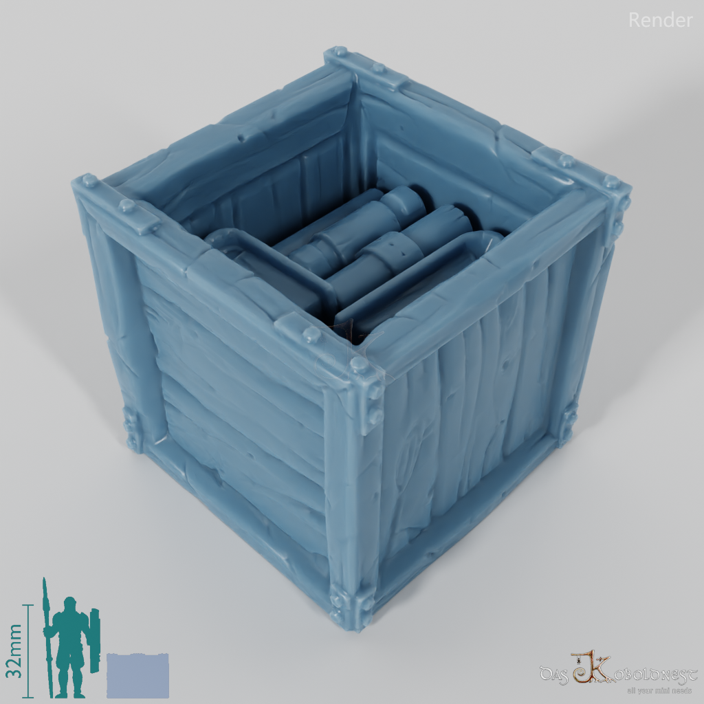 Box - transport box with books 02