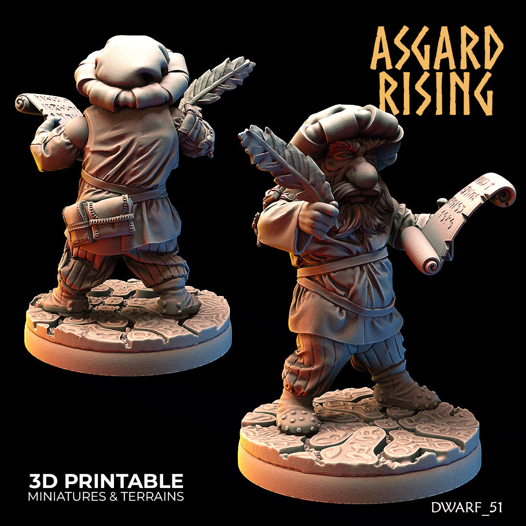 Dwarven Civilian 05 (Scribe)