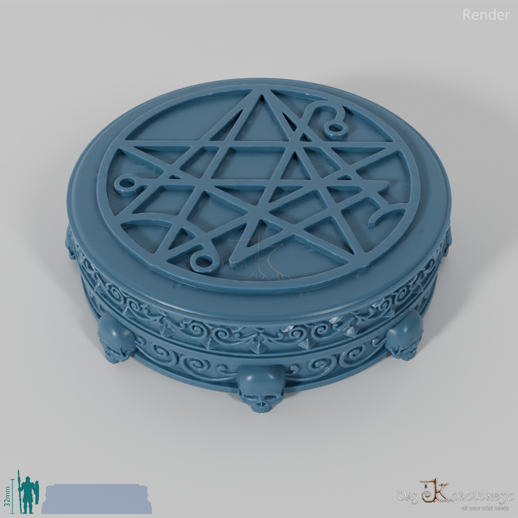 Würfelbox - Okkulte Symbole