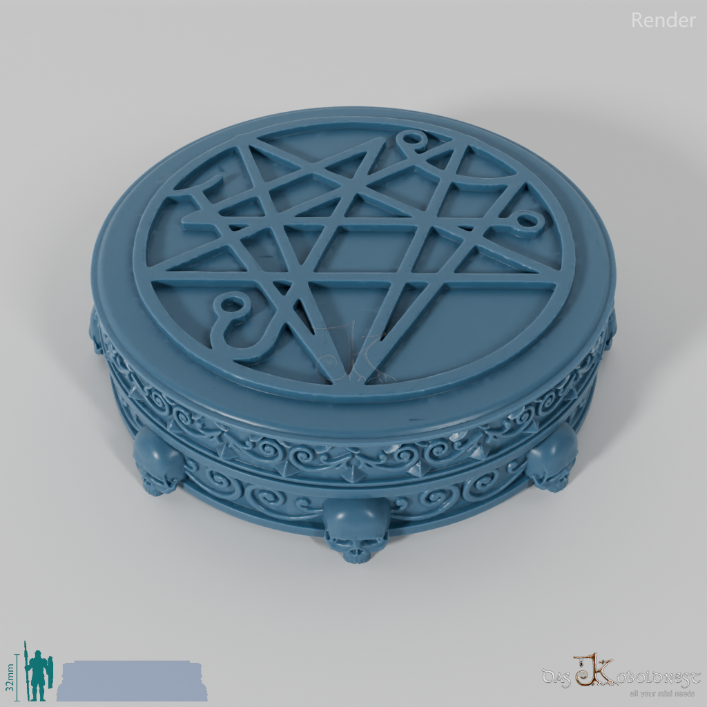 Würfelbox - Okkulte Symbole